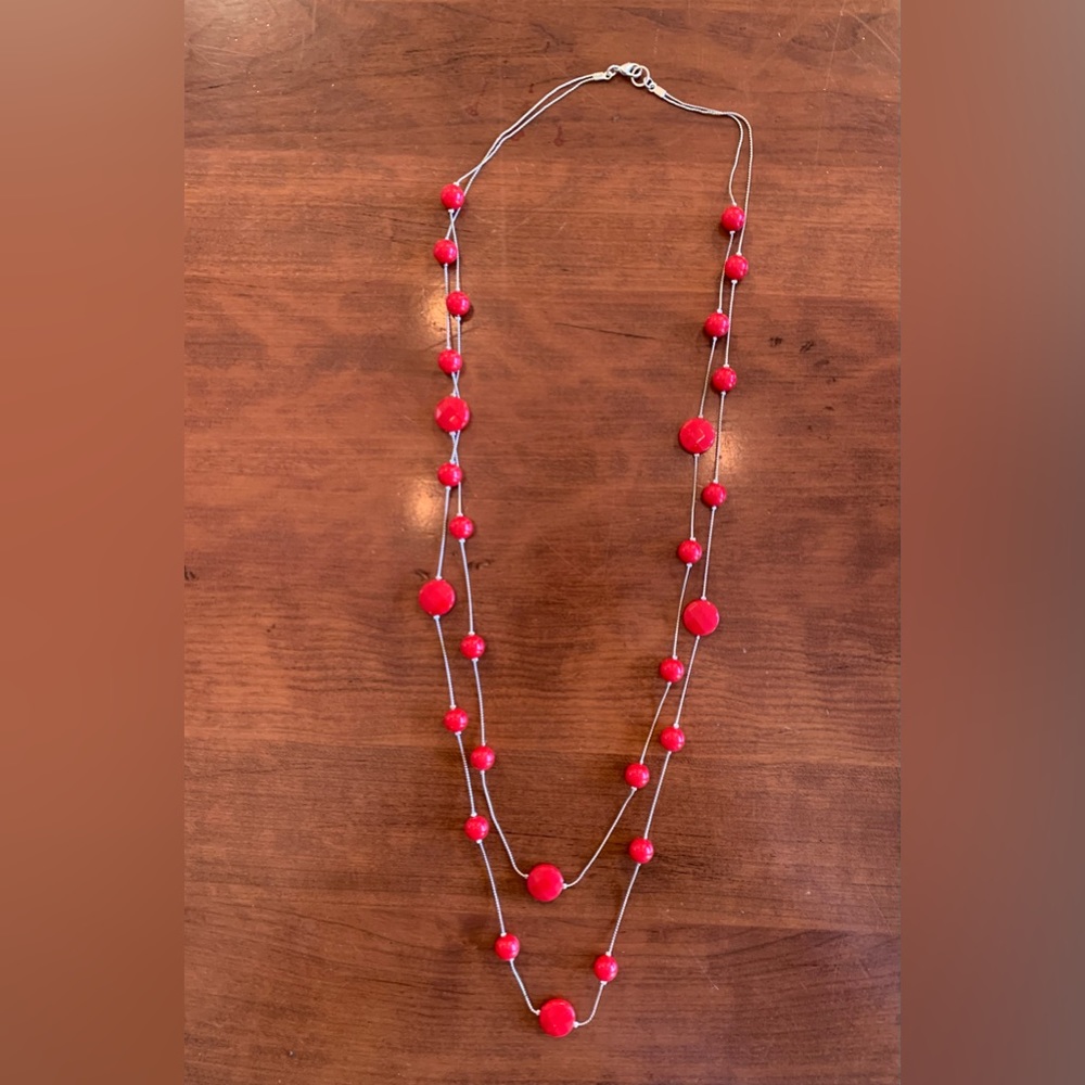 Double Strand Fashion Jewelry 36” Necklace